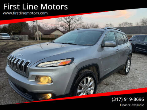 2016 Jeep Cherokee for sale at First Line Motors in Jamestown IN