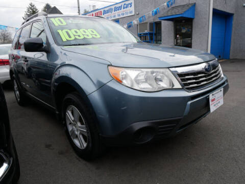 2010 Subaru Forester for sale at M & R Auto Sales INC. in North Plainfield NJ