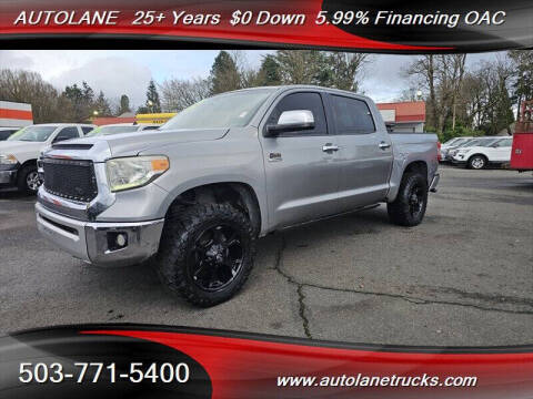 2014 Toyota Tundra for sale at AUTOLANE in Portland OR