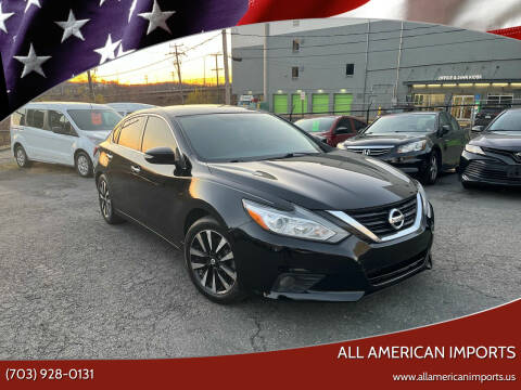 2018 Nissan Altima for sale at All American Imports in Alexandria VA