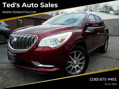 2017 Buick Enclave for sale at Ted's Auto Sales in Louisville OH