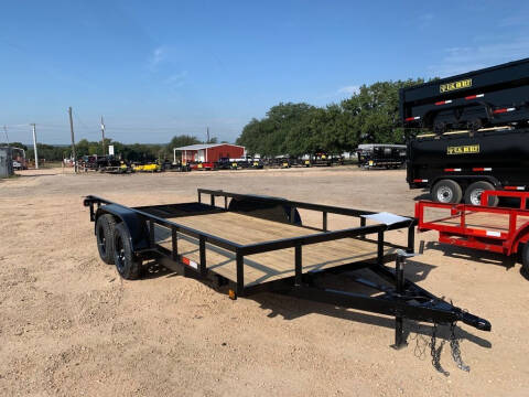 2022 P &amp; C  - 77&quot; X 16' - BRAKES - I for sale at LJD Sales in Lampasas TX