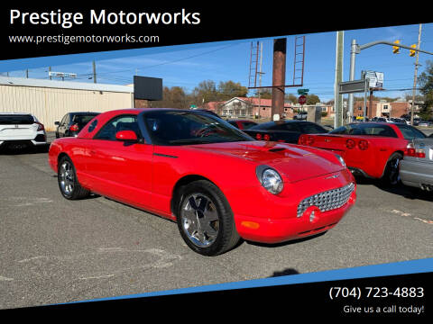 2002 Ford Thunderbird for sale at Prestige Motorworks in Concord NC
