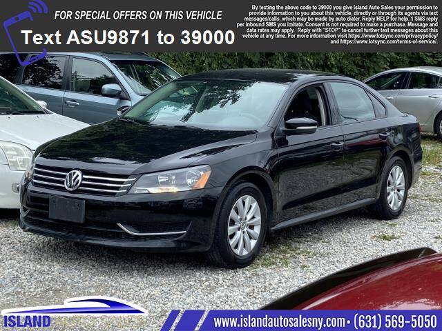 2013 Volkswagen Passat for sale at Island Auto Sales in East Patchogue NY