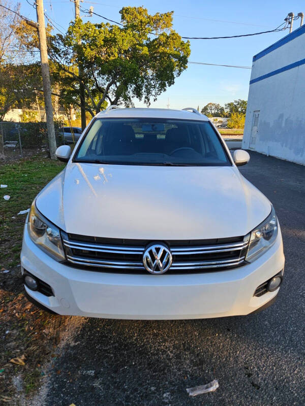 Used 2013 Volkswagen Tiguan SE with VIN WVGAV3AX4DW586316 for sale in Pompano Beach, FL