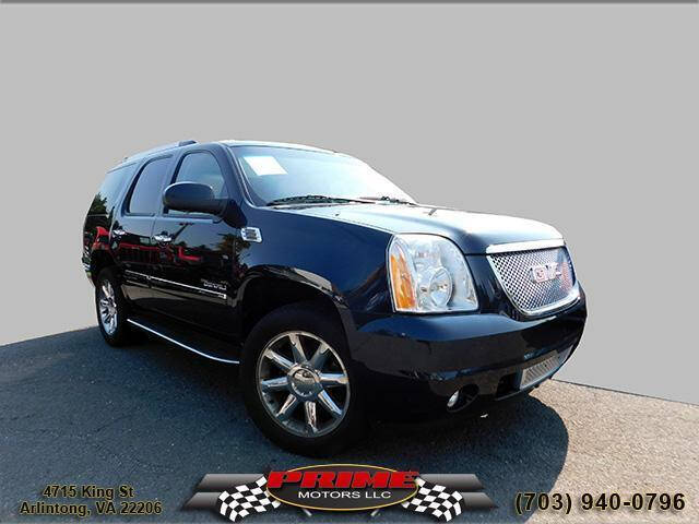 2013 GMC Yukon for sale at PRIME MOTORS LLC in Arlington VA