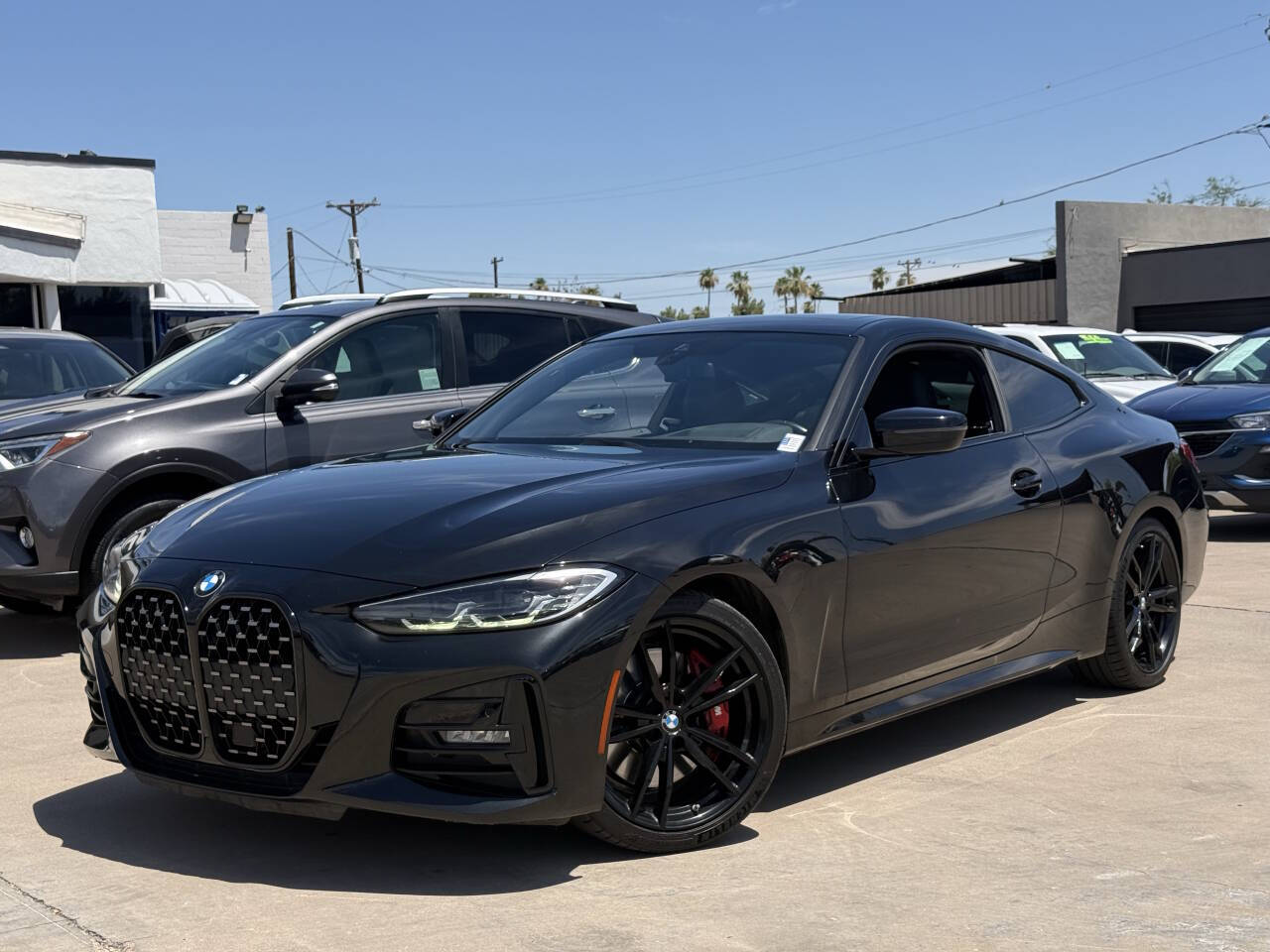 Black 2021 BMW 4 Series 430i 430i 2dr Coupe 1