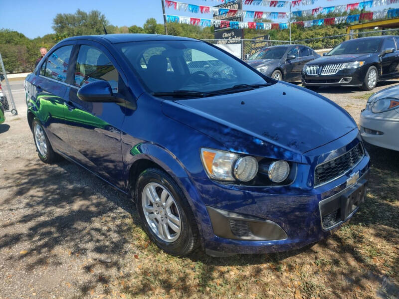 2012 Chevrolet Sonic for sale at DAMM CARS in San Antonio TX