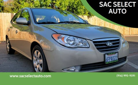 2008 Hyundai Elantra for sale at SAC SELECT AUTO in Sacramento CA