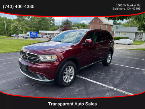 2019 Dodge Durango for sale at Transparent Auto Sales LLC in Baltimore OH