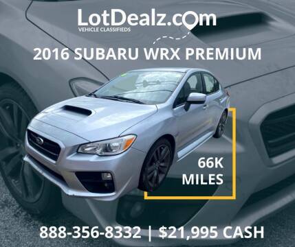 2016 Subaru WRX for sale at Lot Dealz in Rockledge FL