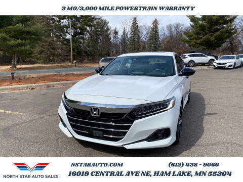 2022 Honda Accord for sale at Northstar Auto Sales LLC - Ham Lake in Ham Lake MN
