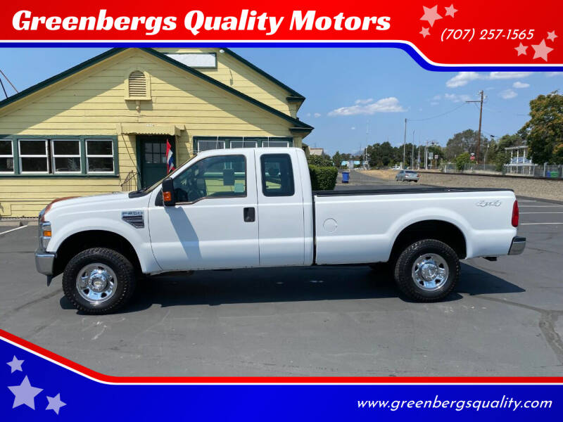 2008 Ford F-250 Super Duty for sale at Greenbergs Quality Motors in Napa CA