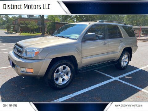 2005 Toyota 4Runner for sale at Distinct Motors LLC in Mechanicsville VA