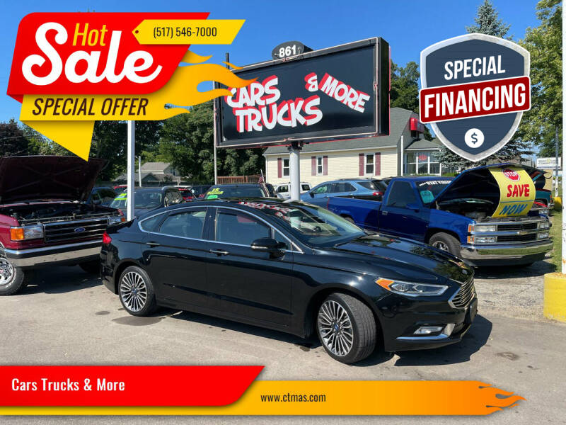 2018 Ford Fusion for sale at Cars Trucks & More in Howell MI