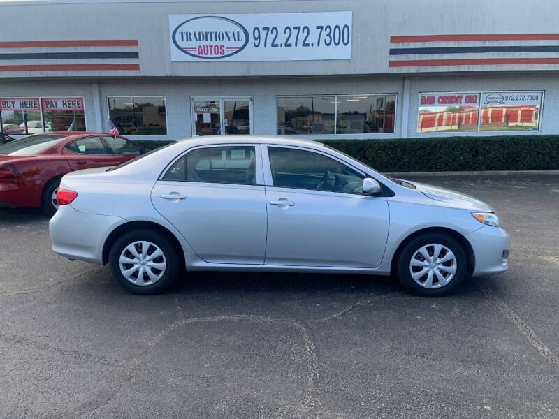 2010 Toyota Corolla for sale at Traditional Autos in Dallas TX