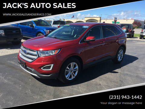 2015 Ford Edge for sale at JACK'S AUTO SALES in Traverse City MI