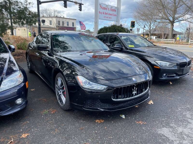 2014 Maserati Ghibli for sale at Nano's Autos in Concord MA