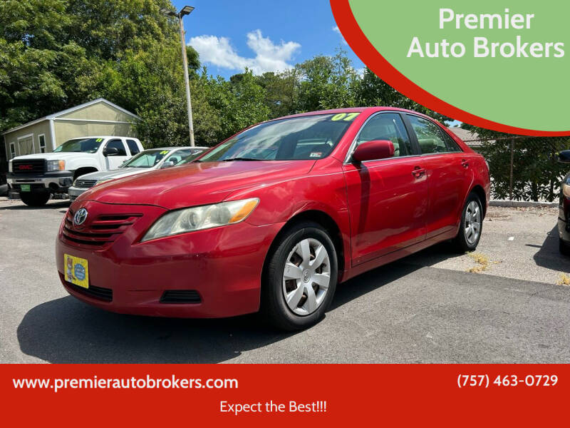 2007 Toyota Camry for sale at Premier Auto Brokers in Virginia Beach VA