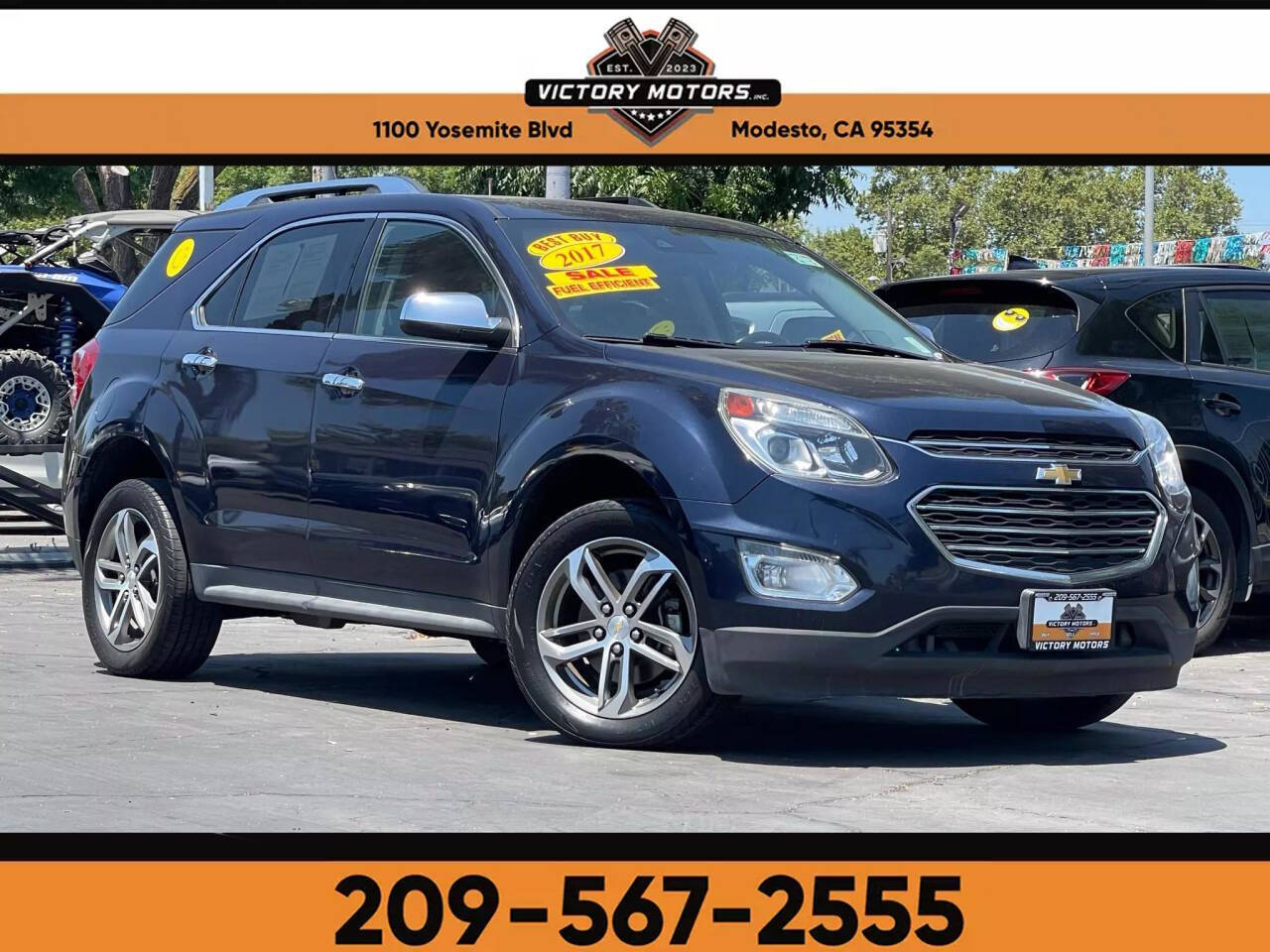 2017 Chevrolet Equinox for sale at Victory Motors Inc in Modesto, CA