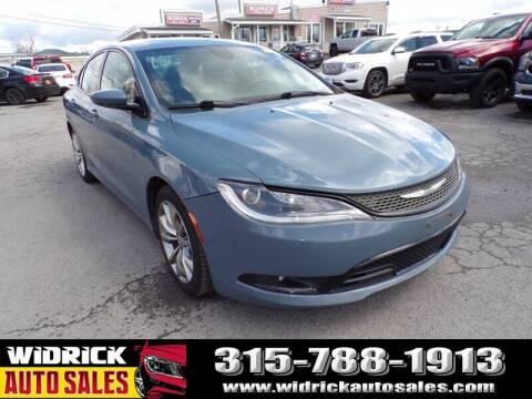 2015 Chrysler 200 for sale at Widrick Auto Sales in Watertown NY