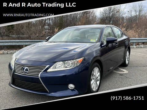 2013 Lexus ES 300h for sale at R and R Auto Trading LLC in Hackettstown NJ