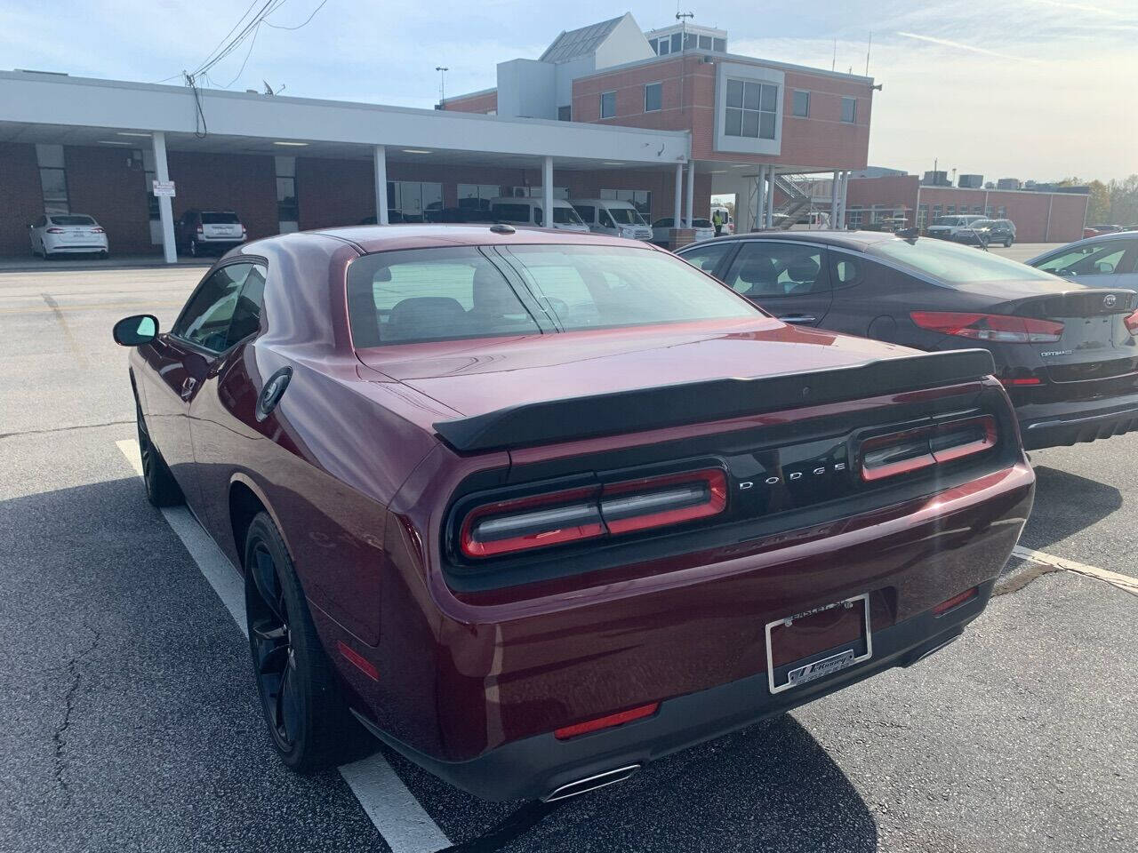 Red 2018 Dodge Challenger SXT Plus SXT Plus 2dr Coupe 2
