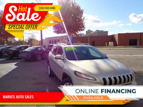 2015 Jeep Cherokee for sale at MARIO'S AUTO SALES in Mount Clemens MI