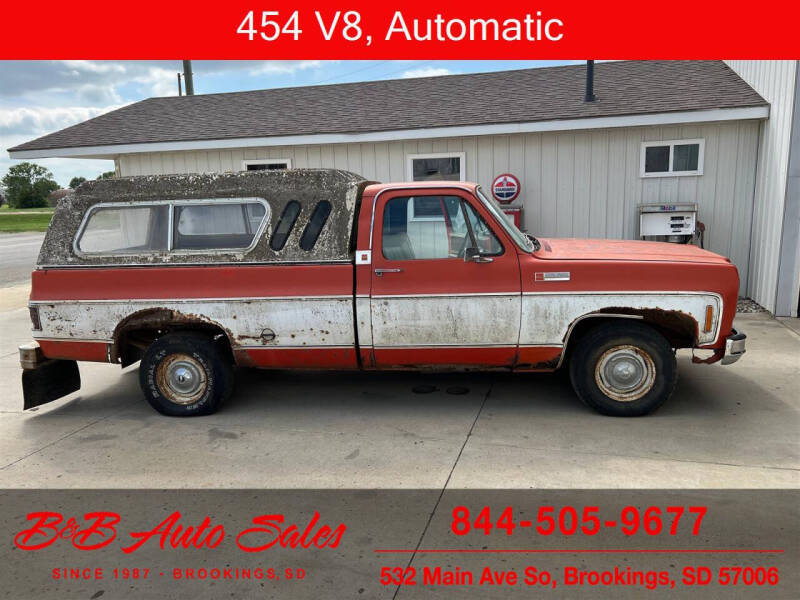 1974 GMC C/K 1500 Series for sale at B & B Auto Sales in Brookings SD
