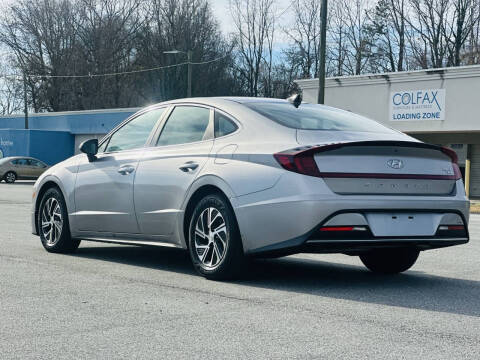 2021 Hyundai Sonata Hybrid Blue
