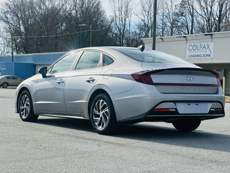 2021 Hyundai Sonata Hybrid Blue
