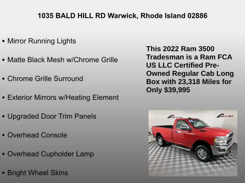 2022 RAM 3500 Tradesman