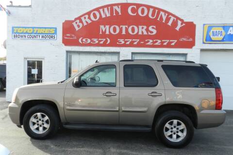 2007 GMC Yukon for sale at Brown County Motors in Russellville OH