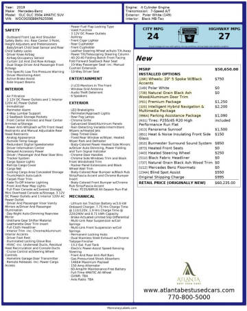 2019 Mercedes-Benz GLC GLC 350e 4MATIC