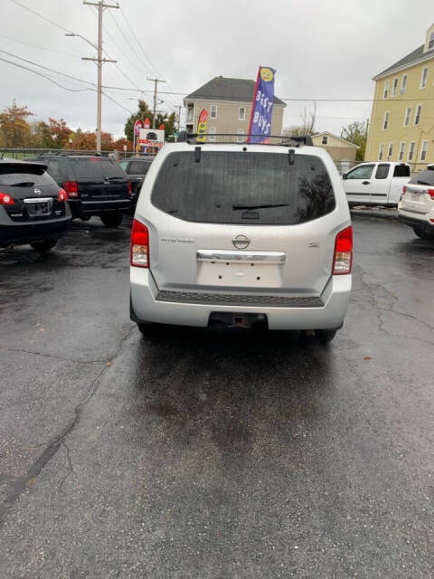 2008 Nissan Pathfinder for sale at B2B Auto Inc in New Bedford, MA