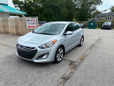 2013 Hyundai Elantra GT for sale at AutoPro Virginia LLC in Virginia Beach VA