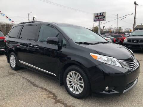 2017 Toyota Sienna for sale at SKY AUTO SALES in Detroit MI