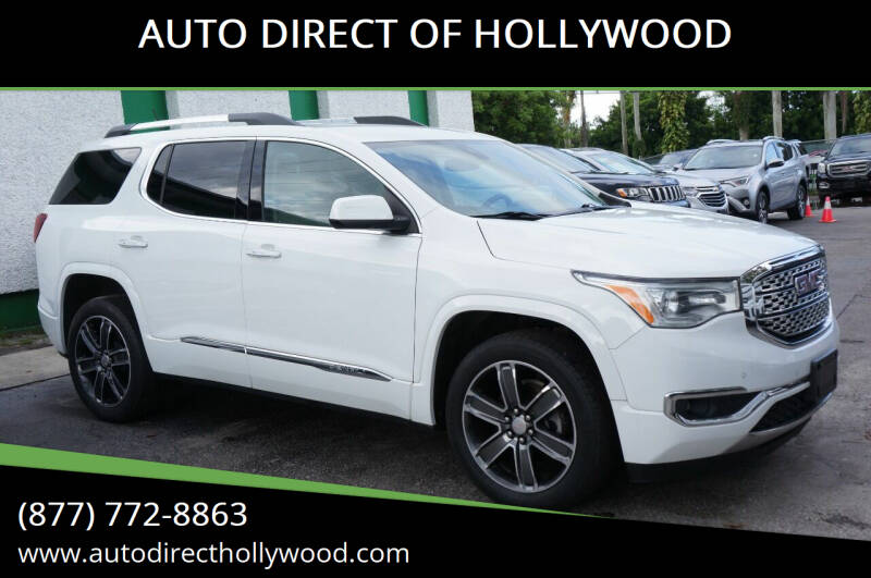 2019 GMC Acadia for sale at AUTO DIRECT OF HOLLYWOOD in Hollywood FL