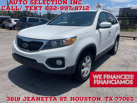 2012 Kia Sorento for sale at Auto Selection Inc. in Houston TX