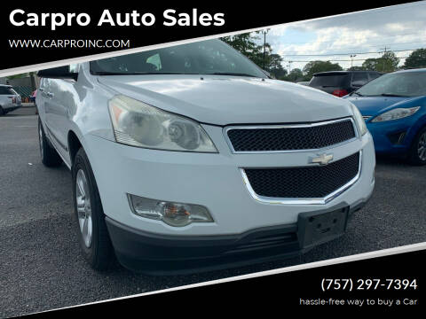 2009 Chevrolet Traverse for sale at Carpro Auto Sales in Chesapeake VA