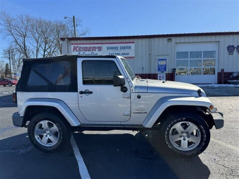 2008 Jeep Wrangler for sale at Keisers Automotive in Camp Hill PA