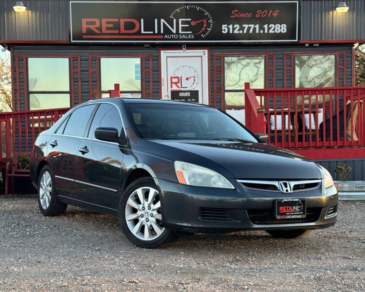 2007 Honda Accord for sale at REDLINE AUTO SALES LLC in Cedar Creek TX