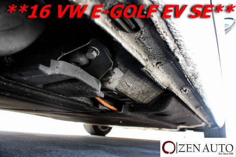 2016 Volkswagen e-Golf SE