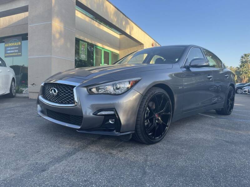 2020 Infiniti Q50 for sale at AutoHaus in Colton CA