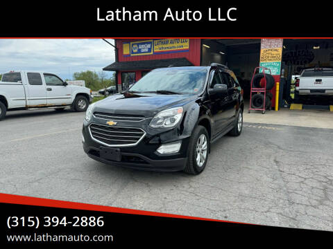 2016 Chevrolet Equinox for sale at Latham Auto LLC in Ogdensburg NY