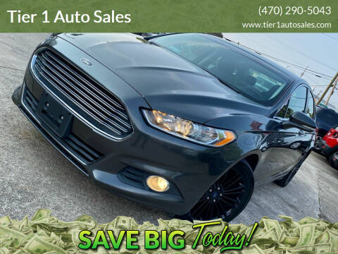 2016 Ford Fusion for sale at Tier 1 Auto Sales in Gainesville GA