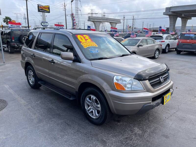 2003 Honda Pilot for sale at Texas 1 Auto Finance in Kemah TX
