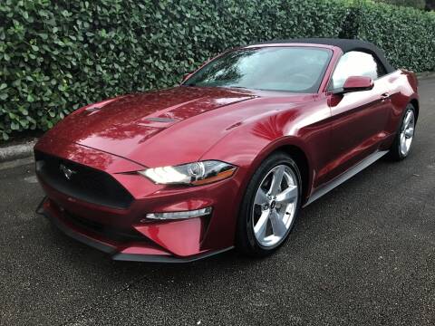 2019 Ford Mustang for sale at DENMARK AUTO BROKERS in Riviera Beach FL