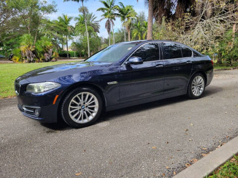 2016 BMW 5 Series for sale at DELRAY AUTO MALL in Delray Beach FL