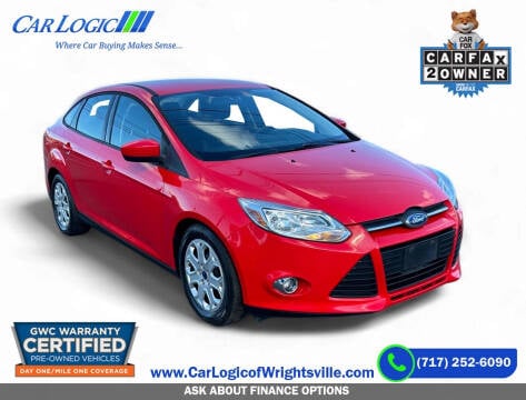 2012 Ford Focus for sale at Car Logic of Wrightsville in Wrightsville PA